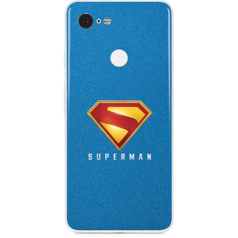Superman 2025 Classic Superman Shield Emblem Google Pixel 3 Skin